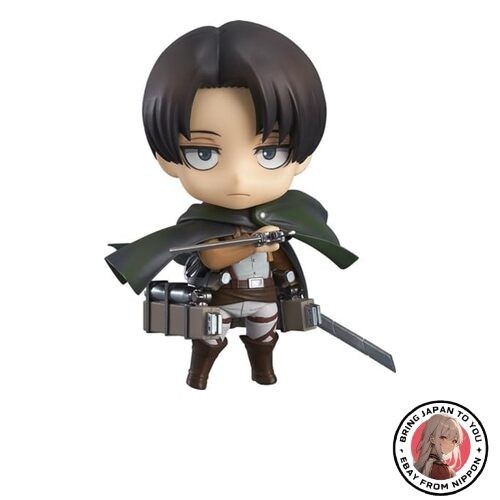 Nendoroid Attack on Titan Levi Figura articolata verniciata in ABS/SPVC non...
