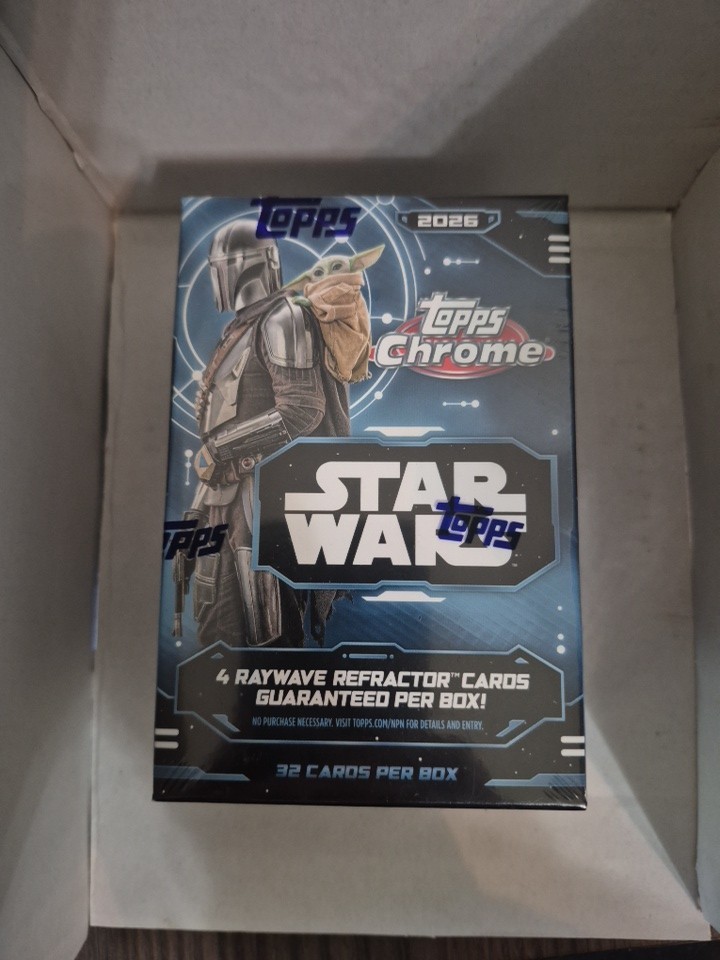 2026 TOPPS CHROME STAR WARS Value Blaster Box Disney - IN HAND - READY TO SHIP!