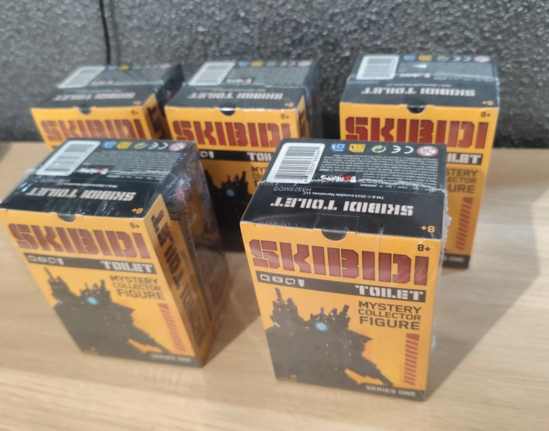 Lote 5 Cajas Sorpresa Skibidi Toilet - Mystery Collector Figure Series 1 - Nuevas