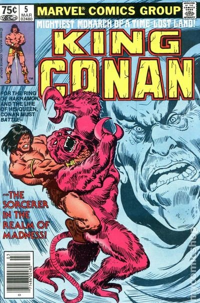 Conan il Re #5 FN- 5.5 1981 Immagine Stock Basso Grado