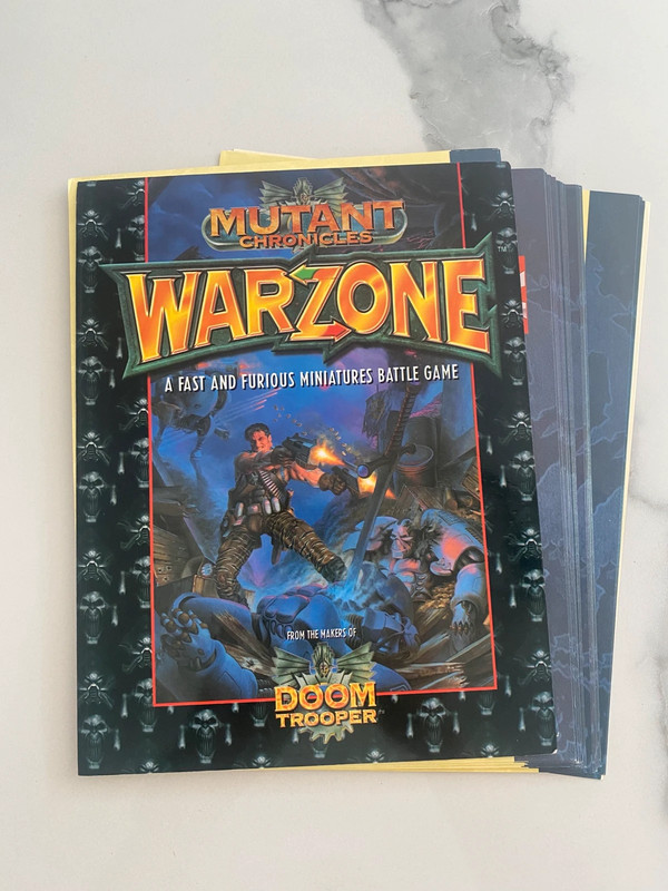 Warzone - Mutant Chronicles rules et suppléments + Magazines