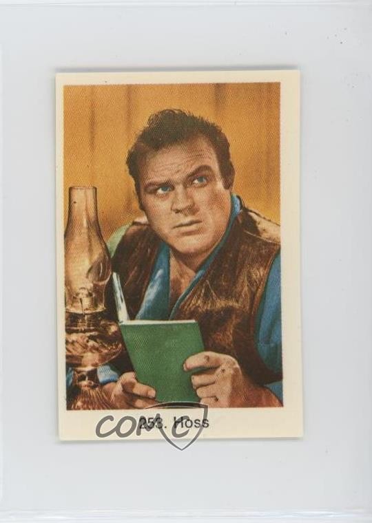 1978-79 Swedish Samlarsaker Popbilder Hoss Cartwright Dan Blocker (lettura) 06e0