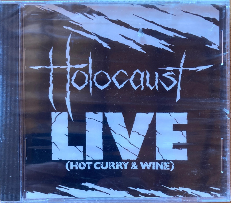 Holocaust "live, hot curry & wine" rare CD new wave of British heavy metal neuf !