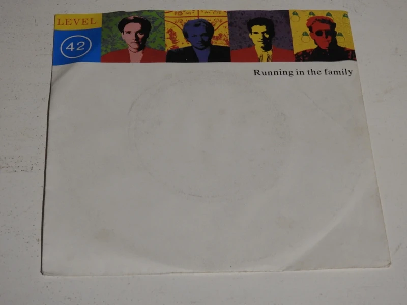 Vinyle 45 Tours  -Vintage 1987 - Level 42 - Running in the Family