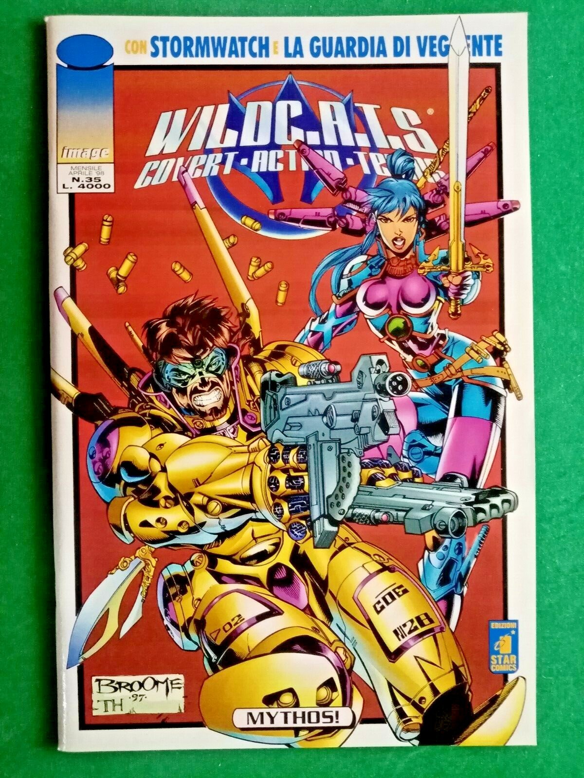 R@RIT@'  FUMETTO STAR COMICS,WILD C.A.T.S PRIMA SERIE-N.35-NEW/EDICOLA-RIF.5314