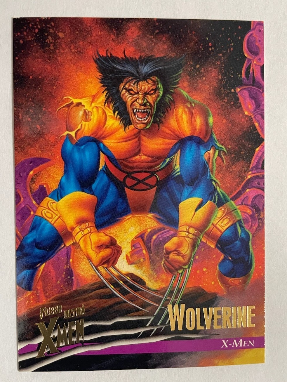 Fleer Ultra X-Men Wolverine 1996 # 73 Wolverine