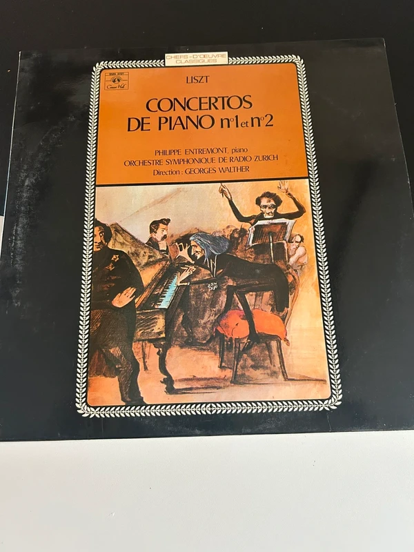 Disque Vinyle 33T - Liszt "Concertos de Piano n°1 et n°2"