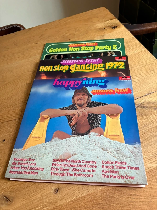 3 James Last Vinyl LP’s Party Music