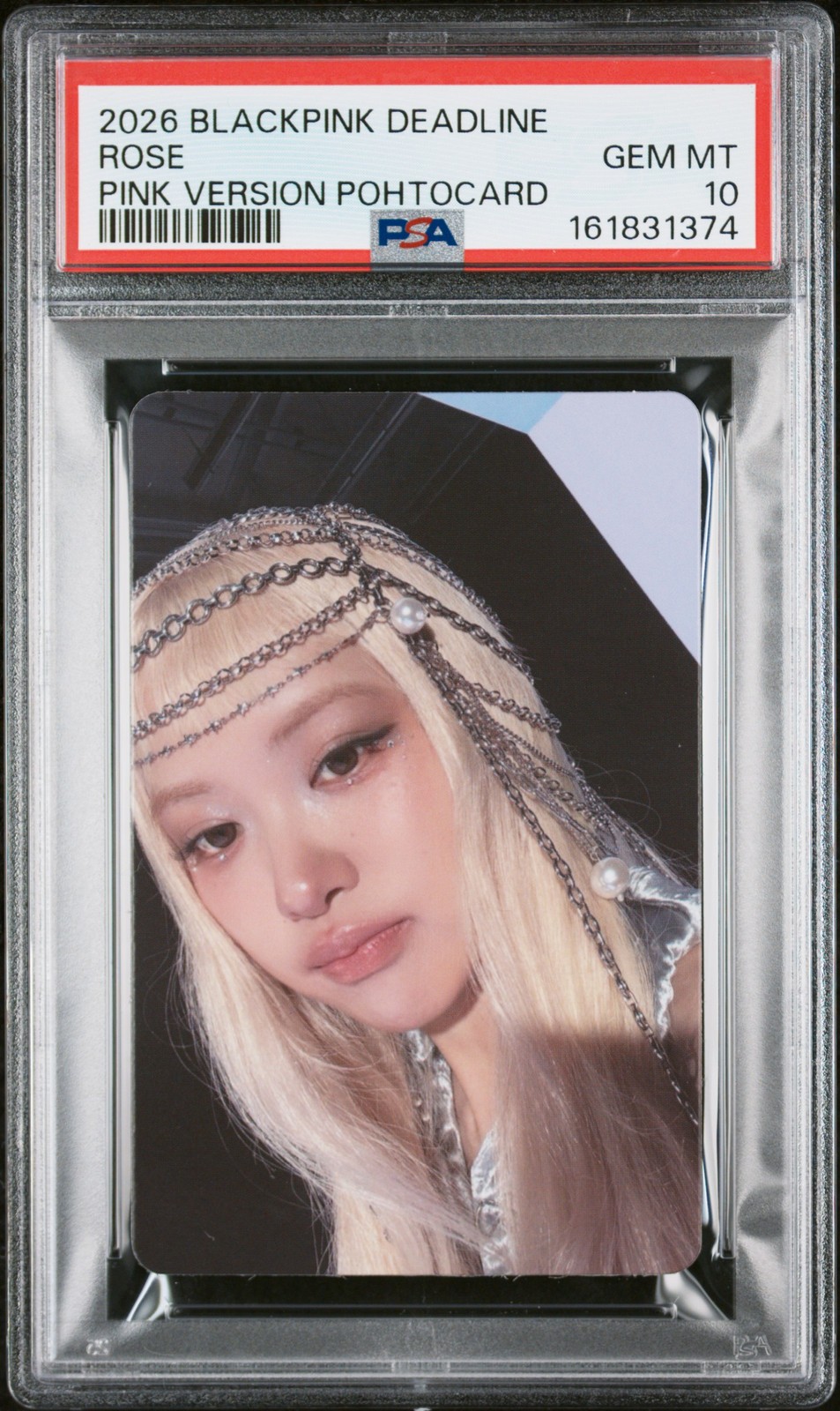 2026 BLACKPINK 3° MINI ALBUM SCADENZA VERSIONE ROSA CARTOLINE FOTOGRAFICHE ROSE PSA 10