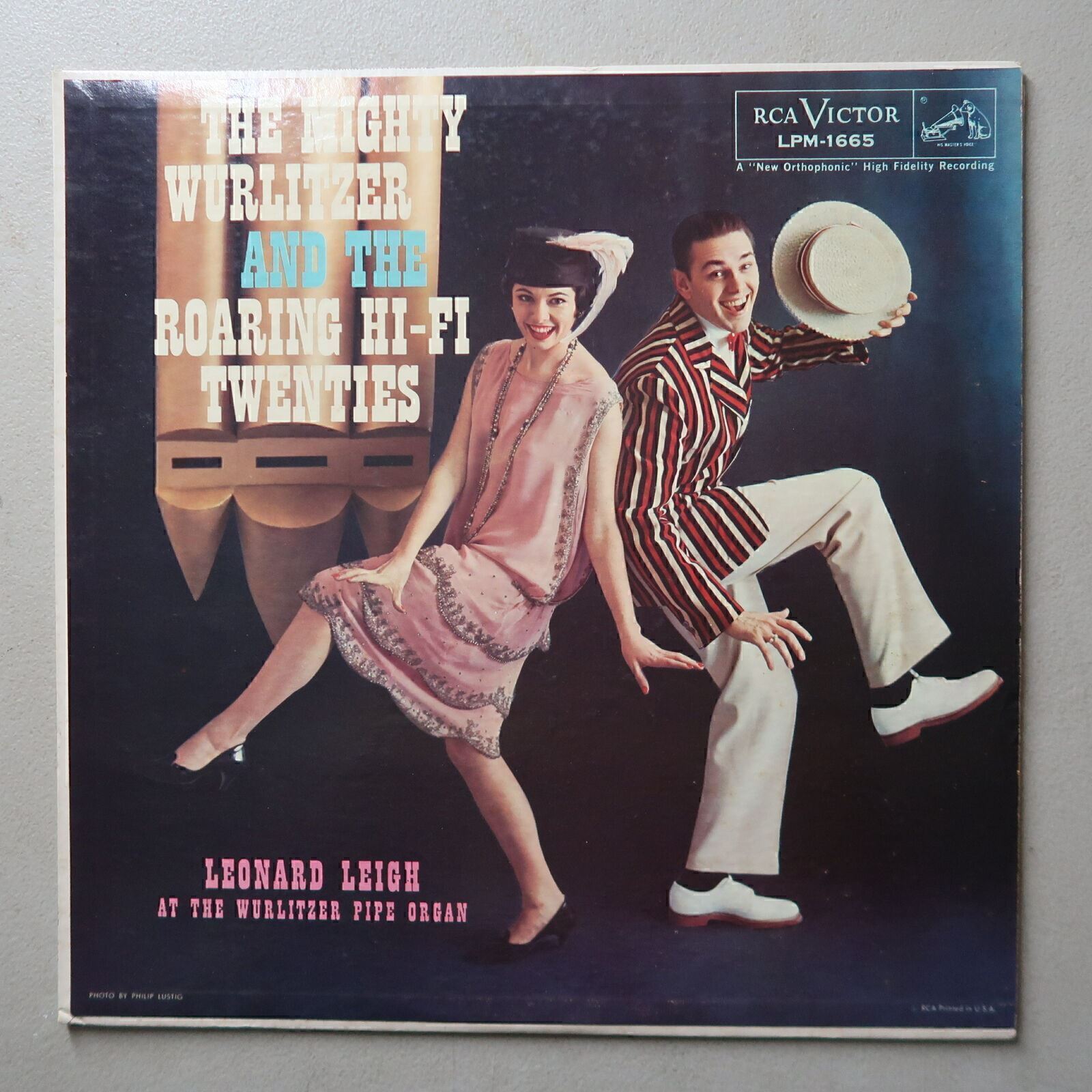 LEONARD LEIGH THE MIGHTY WURLITZER AND THE ROARING HI-FI 20'S VINYL RCA EXC 76