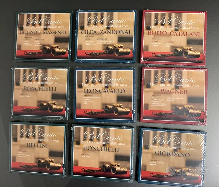 BEL CANTO, Le Arie delle più belle Opere, CD audio