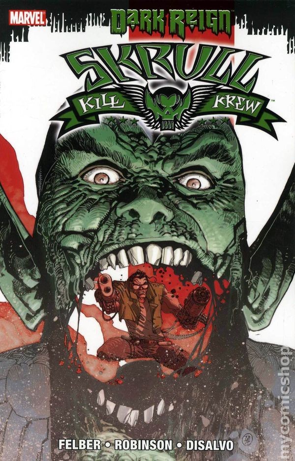 Dark Reign Skrull Kill Krew TPB #1-1° quasi nuovo 2009 immagine stock
