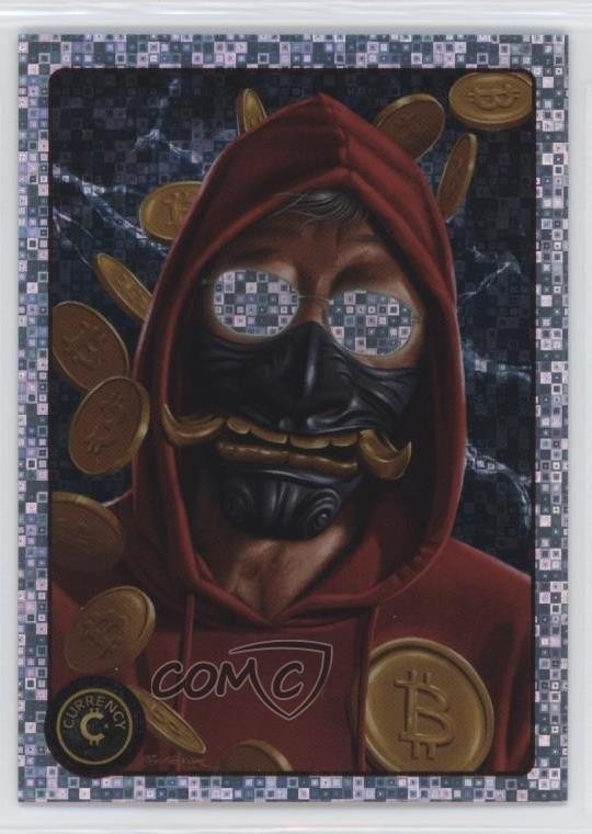 2025 Cardsmiths Valuta Serie 5 Matrix Holofoil Satoshi Nakamoto #108 1w5b