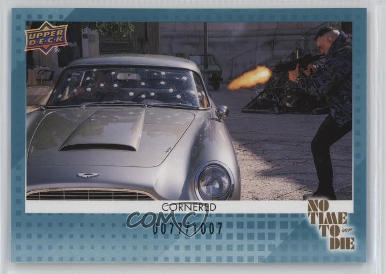2025 Upper Deck No Time To Die Teal 007 77/1007 James Bond Cornered #14 0nr3