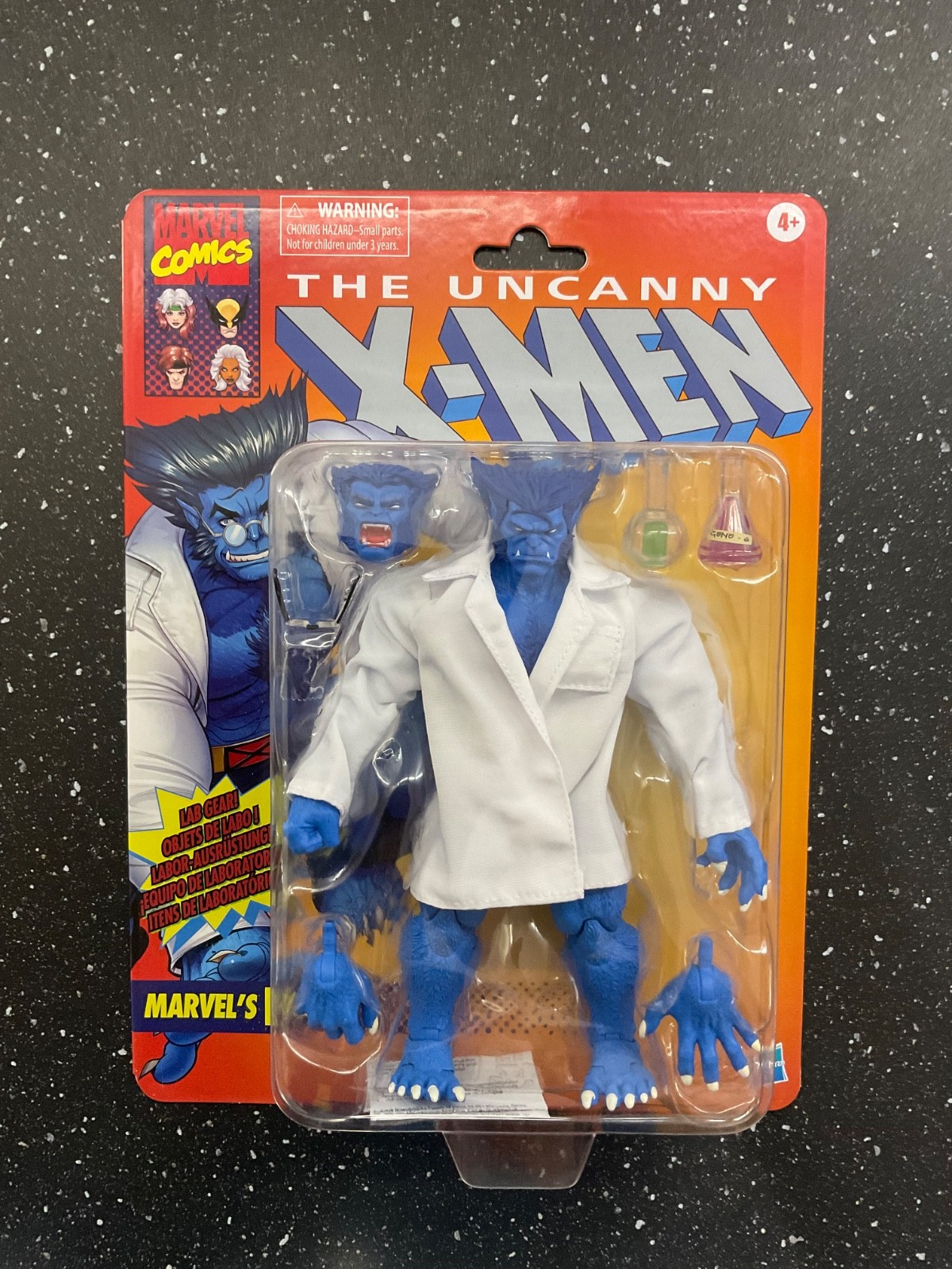 Marvel Legends 7" Uncanny X-Men Retro Classic Blue Lab Coat Beast Carded NEW