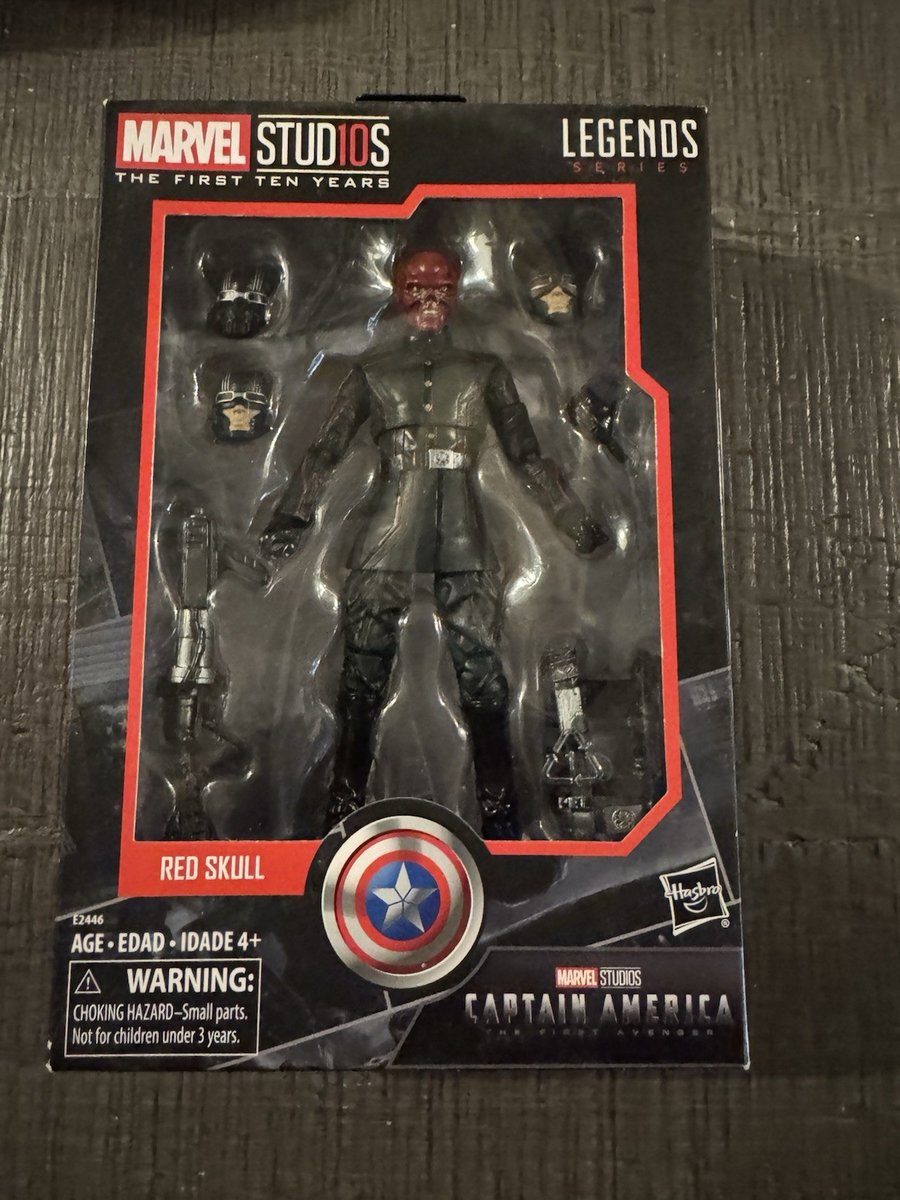 Marvel Studios RED SKULL Capitan America: I primi dieci anni Figura da 6 pollici 