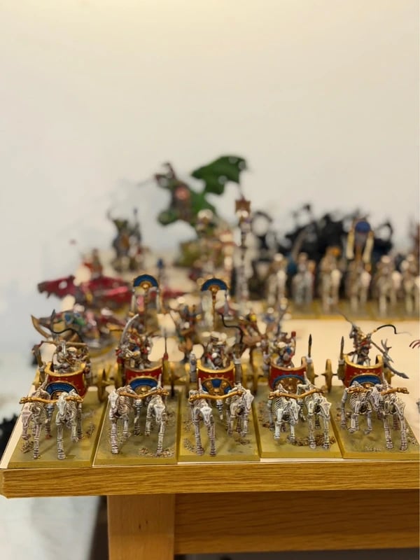 Warhammer fantasy Khemri Chariots