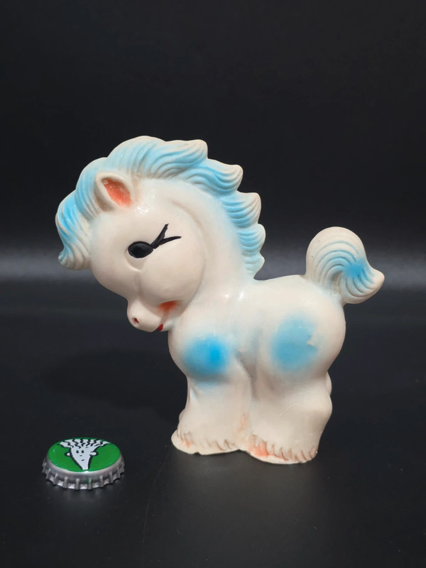 Muñeco Pito Caballo Antiguo Goma