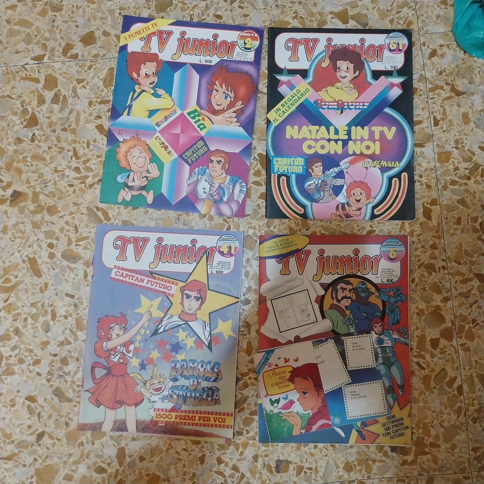 Fumetti Junior Tv Captain Futuro Vintage