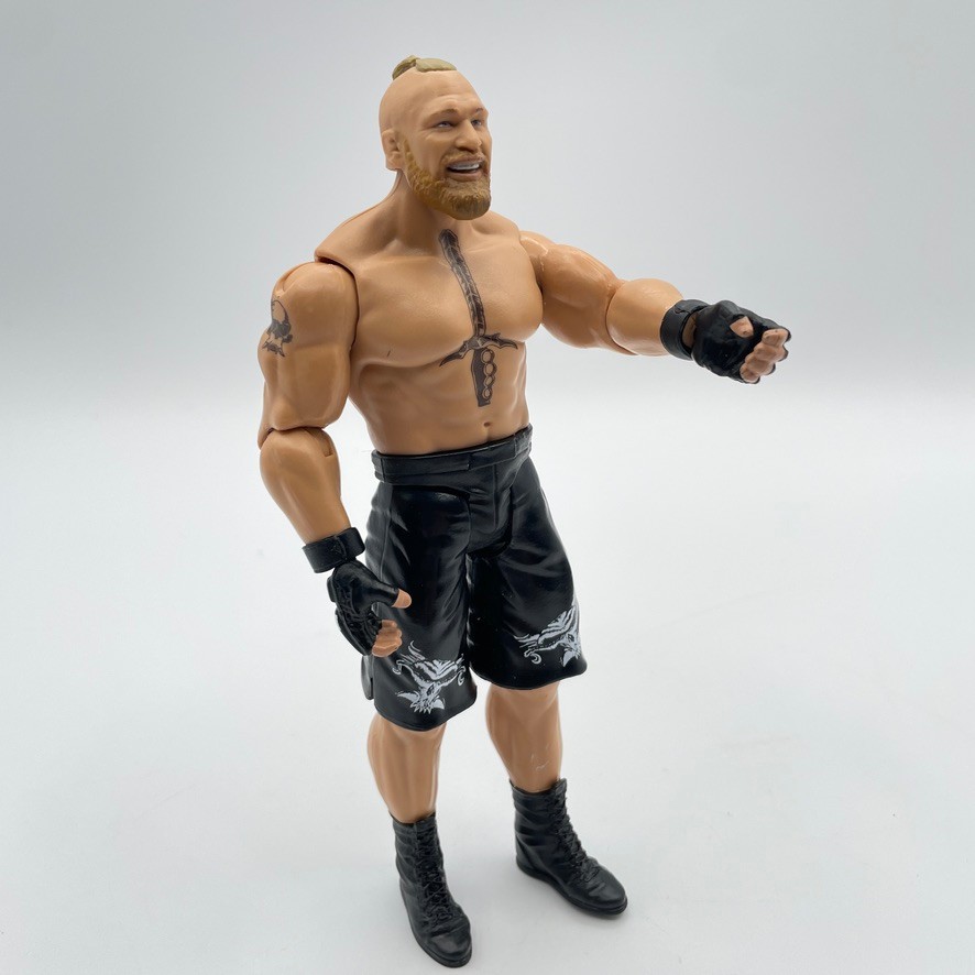 WWE Mattel Brock Lesnar Basic Wrestling Figure Champions Beast MMA UFC HTF
