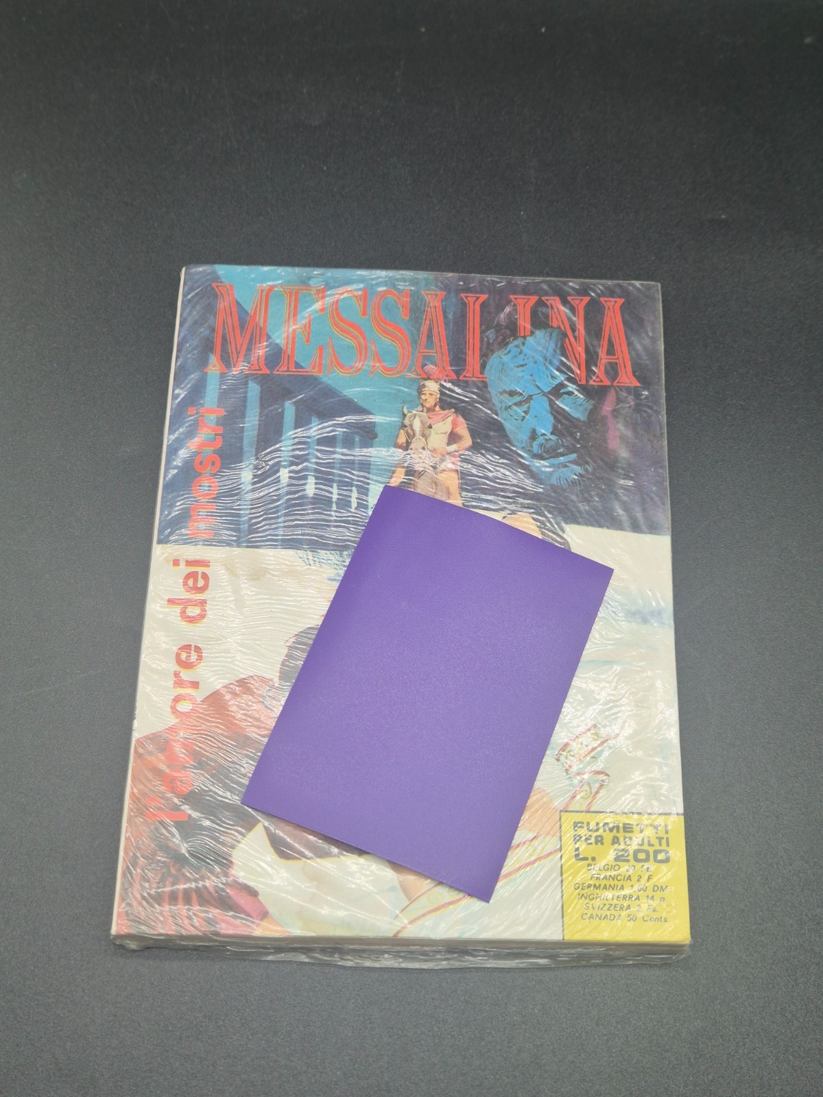 FUMETTO MESSALINA BLISTERATO ERREGGI  N 136   OTTIMO