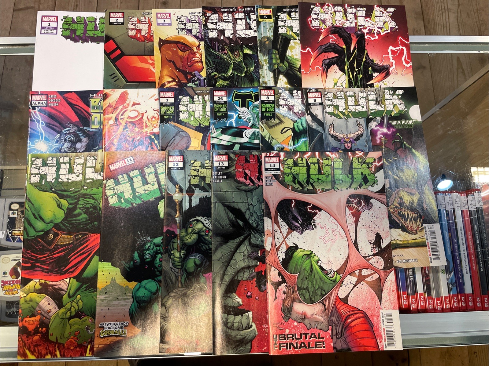 Hulk Donny Cates Marvel Comics Complete Run #1-14 Banner of War Thor 25-26 JM26