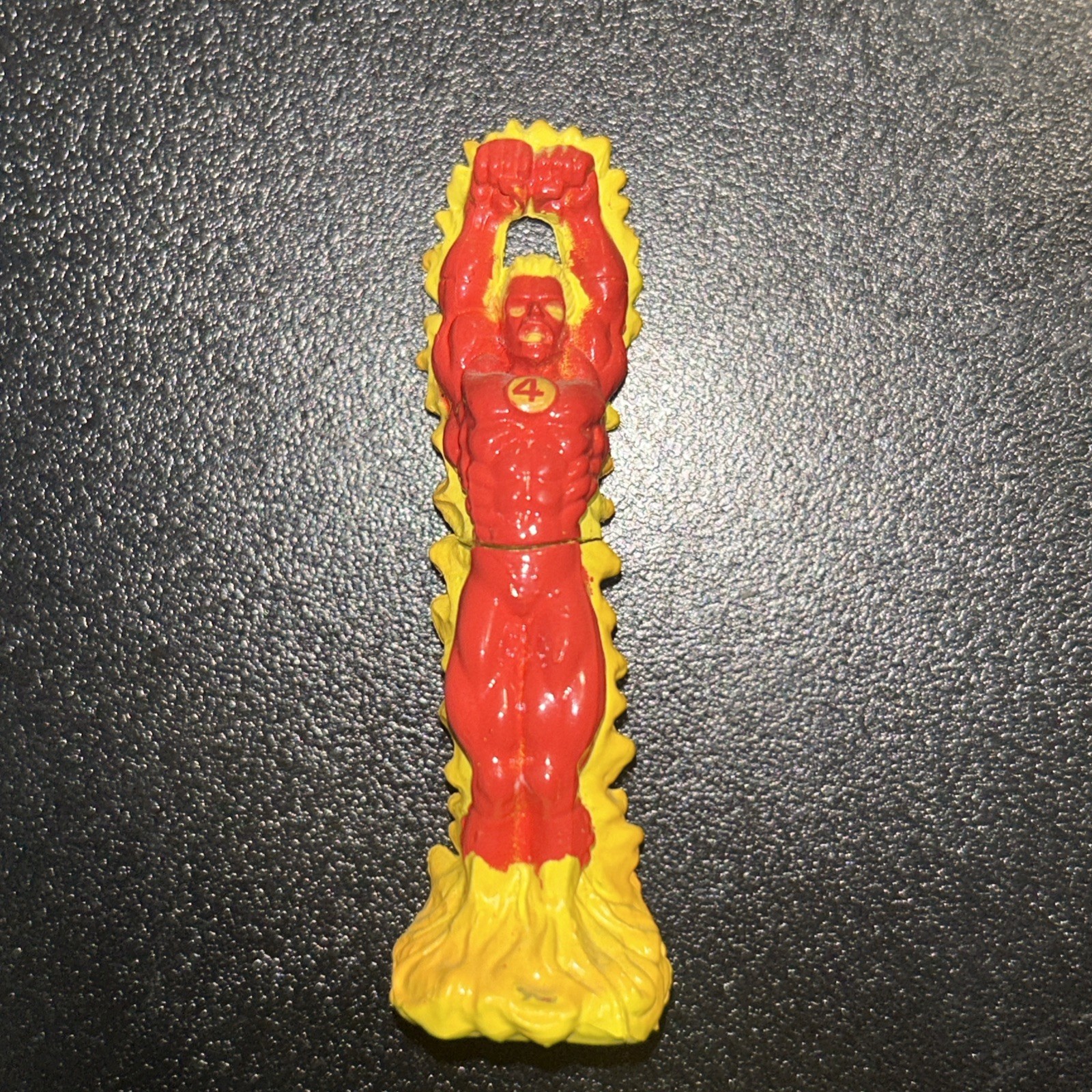HUMAN TORCH A&A - MARVEL 2007 FANTASTICO 4 FIGURE - - 2 1/2 POLLICI - Usato