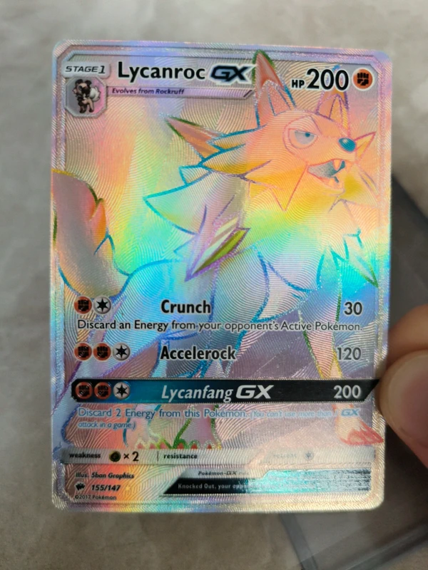 Lycanroc GX 155/147 Rainbow Rare