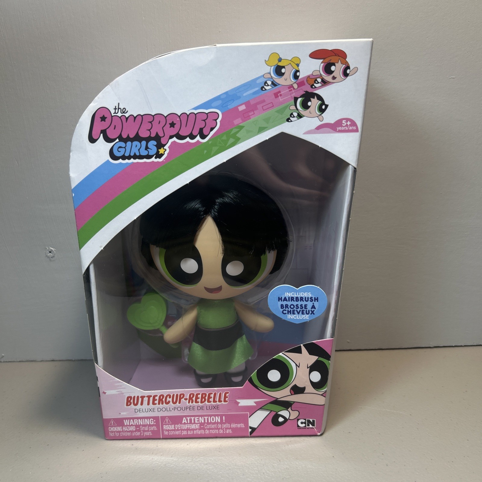 Bambole Powerpuff Girls 6" Deluxe -Buttercup-Belle, Spin Master nuove con scatola