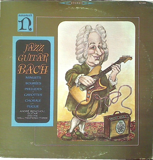André Bénichou, Jazz Guitar Bach, (LP, RP), NM or M-, 4352686668