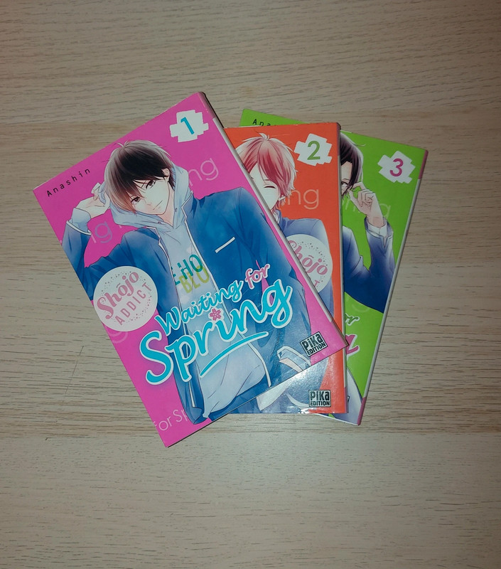 Wainting for spring Shojo Manga lot 3 tomes