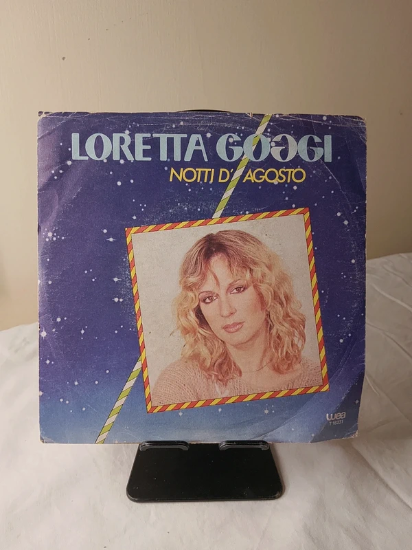 45 giri - Loretta Goggi - Notti d'agosto / nun t'allargà