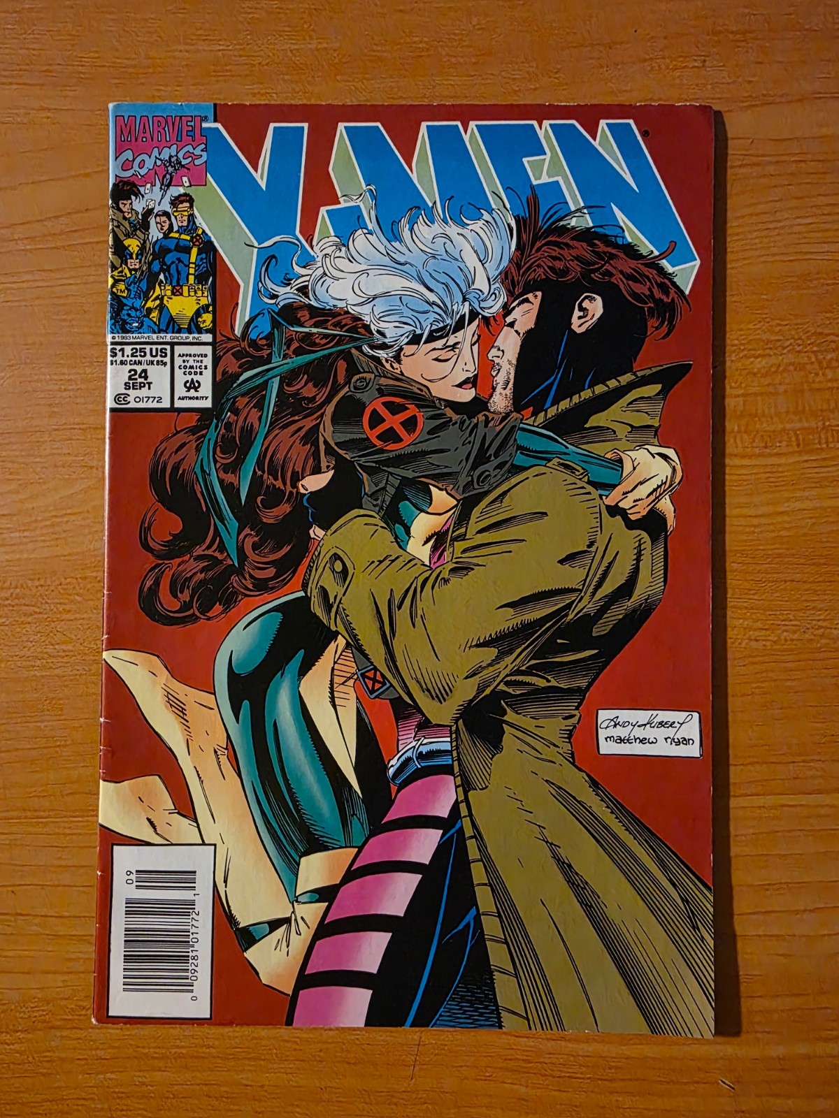 X-Men #24 Newsstand Variant ~ VERY FINE - NEAR MINT NM ~ 1993 Marvel Comics
