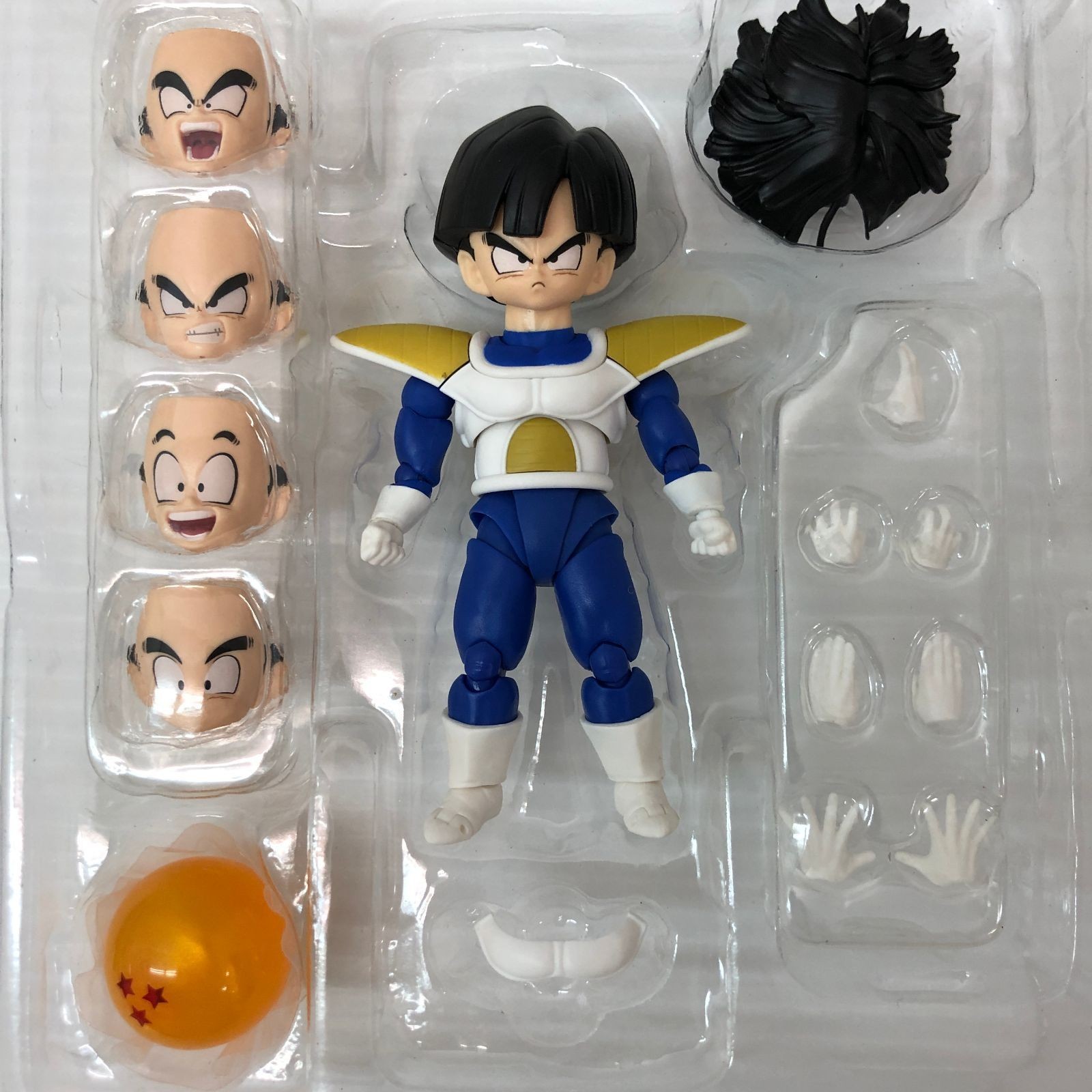 Tuta da battaglia SH Figuarts Dragon Ball Z Son Gohan Tamashii limitata usata
