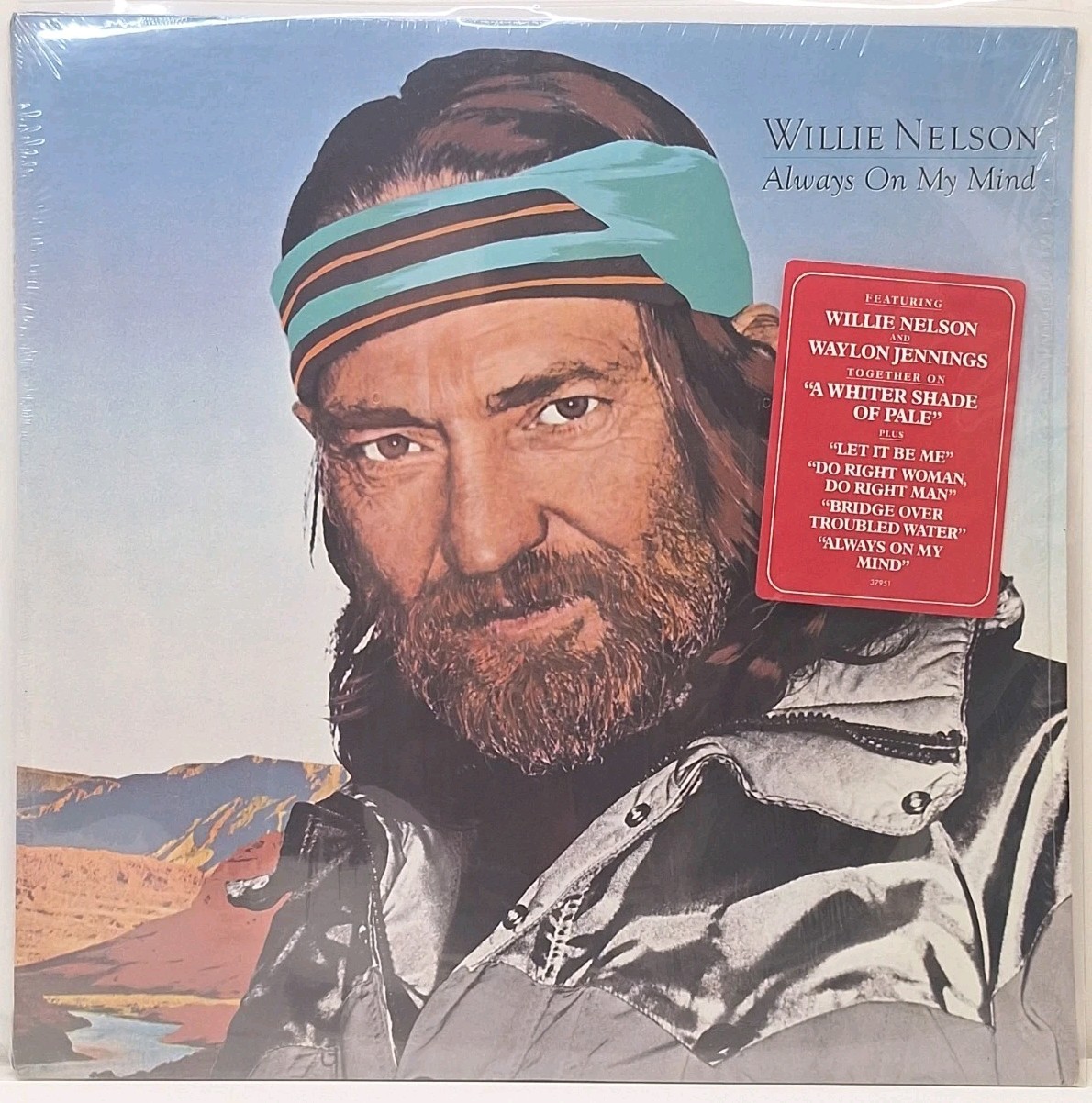 Willie Nelson Always On My Mind 1982 Columbia FC 37951 Vinyl LP Shrink EX/NM