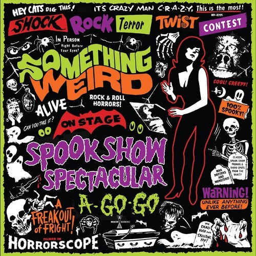 Something Weird Spook Show Spectacular A-Go-Go VARIOUS New Black Vinyl LP+DVD