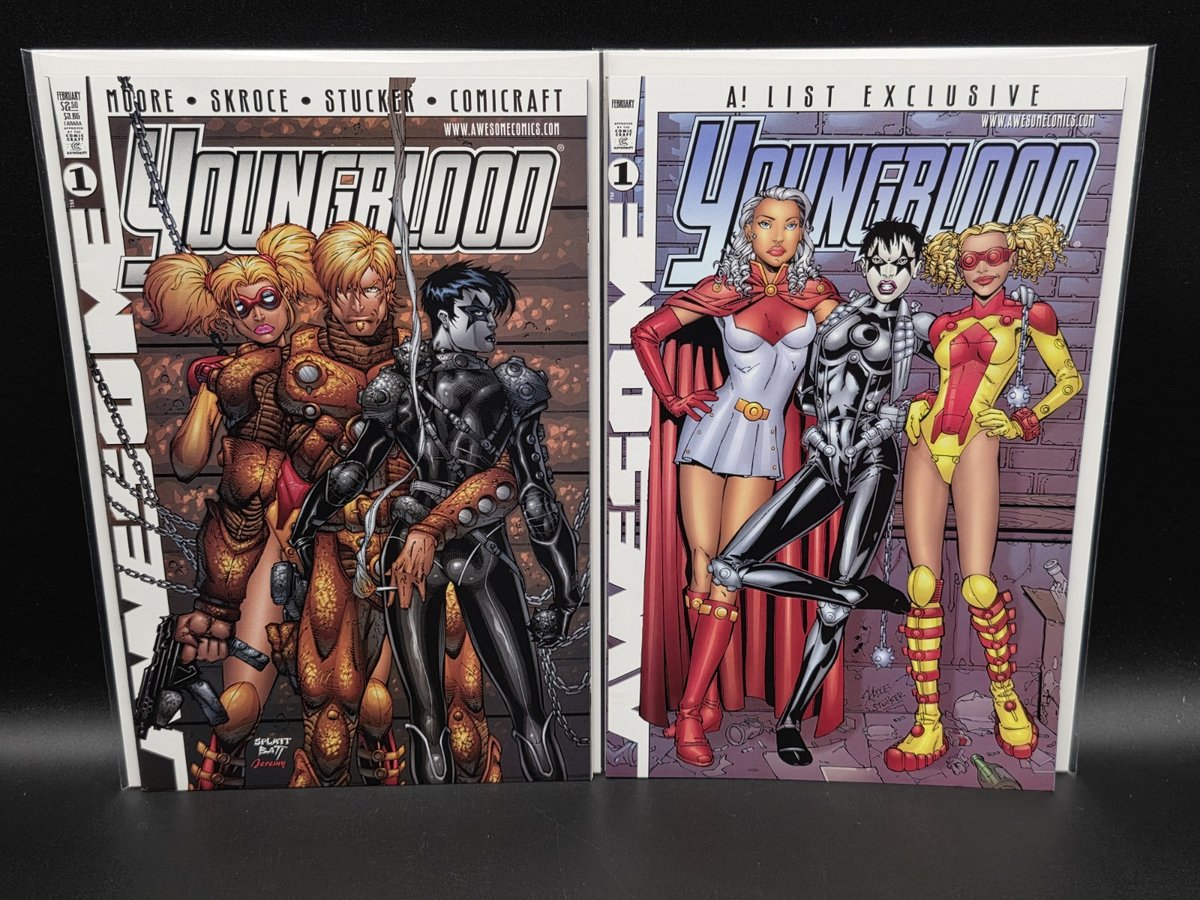 Youngblood #1 Stephen Platt e A-LIST SET variante (fumetti fantastici) SPEDIZIONE GRATUITA