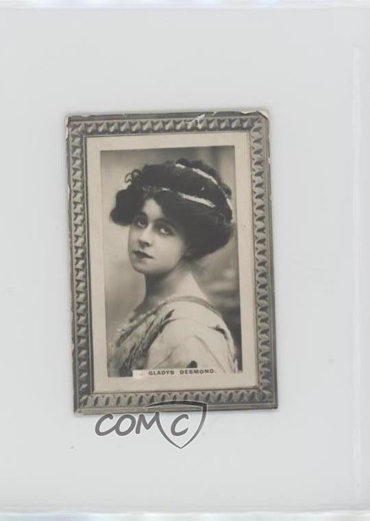 Attrici teatrali incorniciate 1900 Gladys Desmond mq1