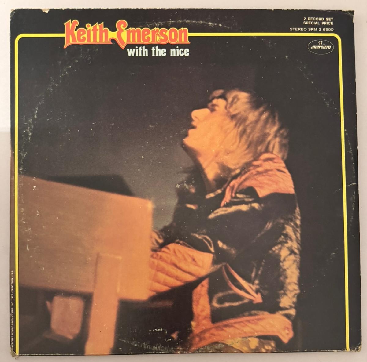 KEITH EMERSON WITH THE NICE - VINYL 2XLP SRM26500 MERCURY - VG+ - A17