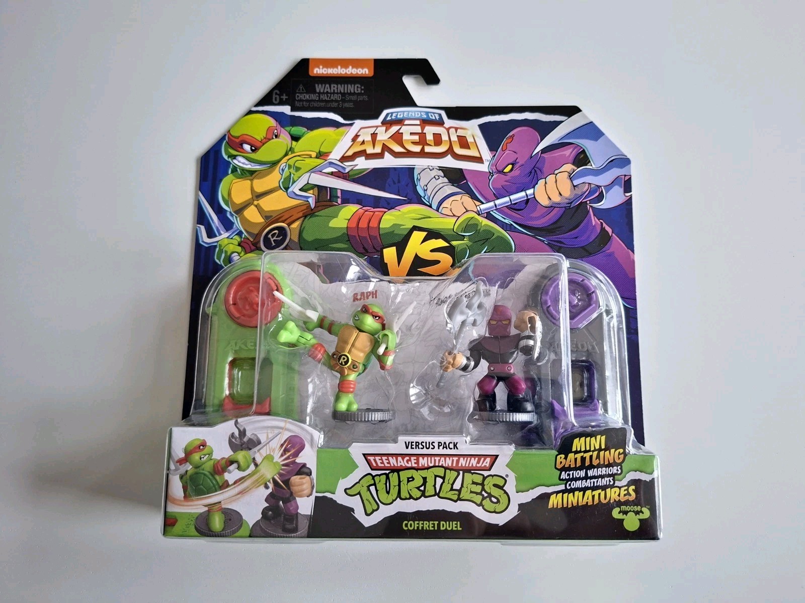 Leggende di Akedo TMNT Raph Vs Soldato a Piedi ~ Nuovo