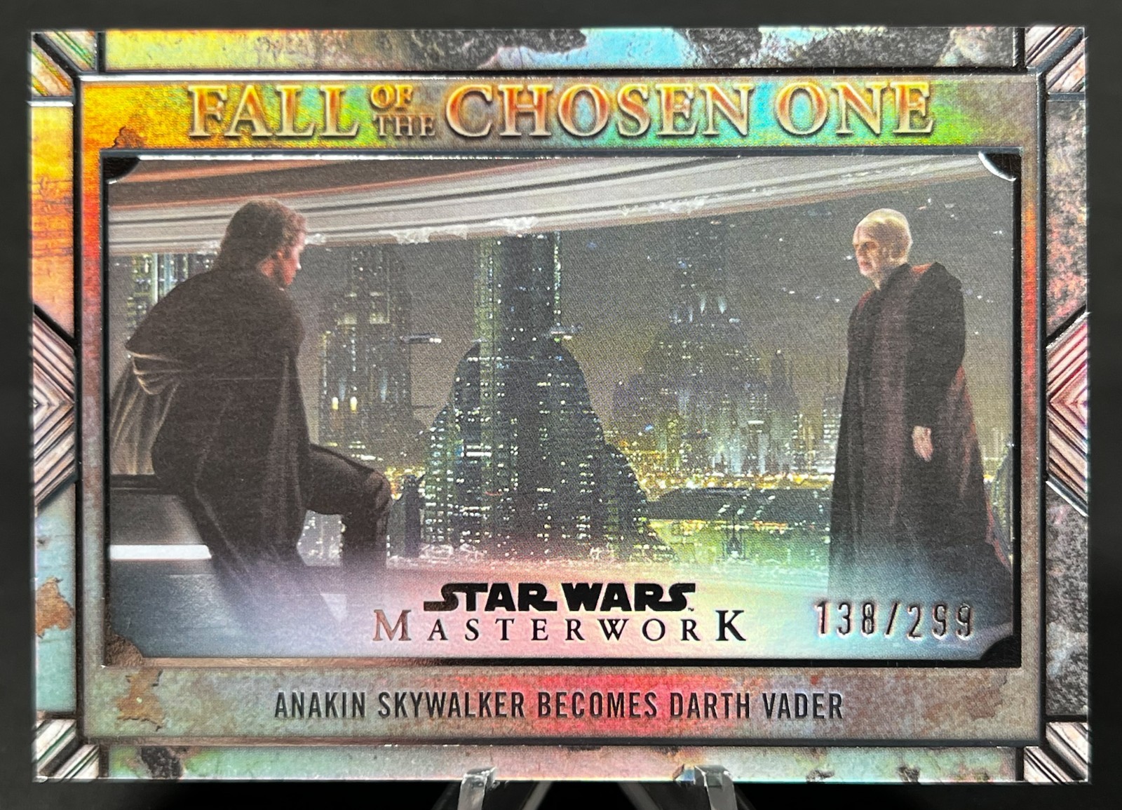 2025 Star Wars Capolavoro🔥 ANAKIN SKYWALKER DIVENTA DARTH VADER Arcobaleno 138/299