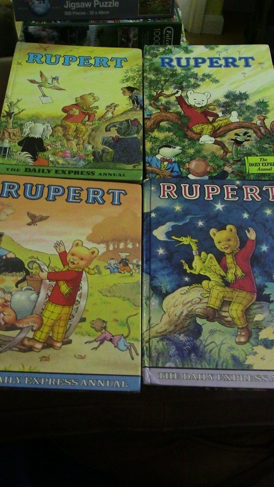 bundle of 7 vintage Rupert the bear annuals 1972 73 78 79 81 83 99