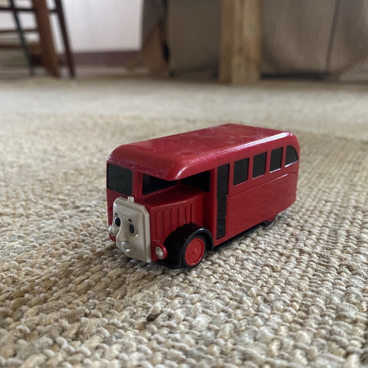 VINTAGE BERTIE THE BUS MOTORIZZATO THOMAS & FRIENDS TOMY BRITT ALLCROFT 1995-FUNZIONANTE