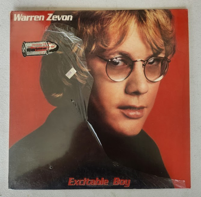 Warren Zevon: Excitable Boy Vinyl LP EX/EX Shrink Ultrasonic Cleaned