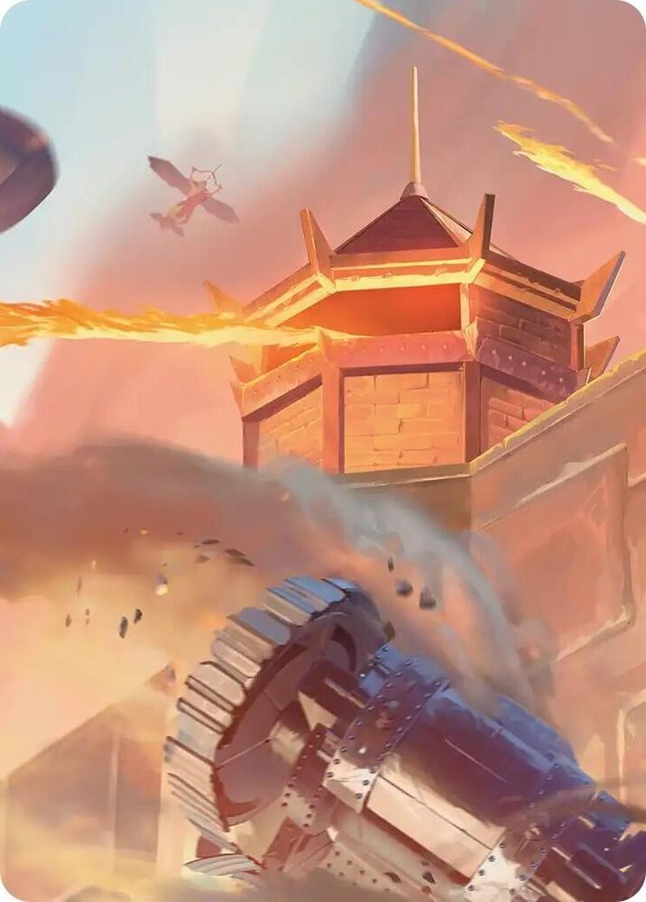 Fire Nation Turret Art Card Art Series: Avatar: The Last Airbender NM
