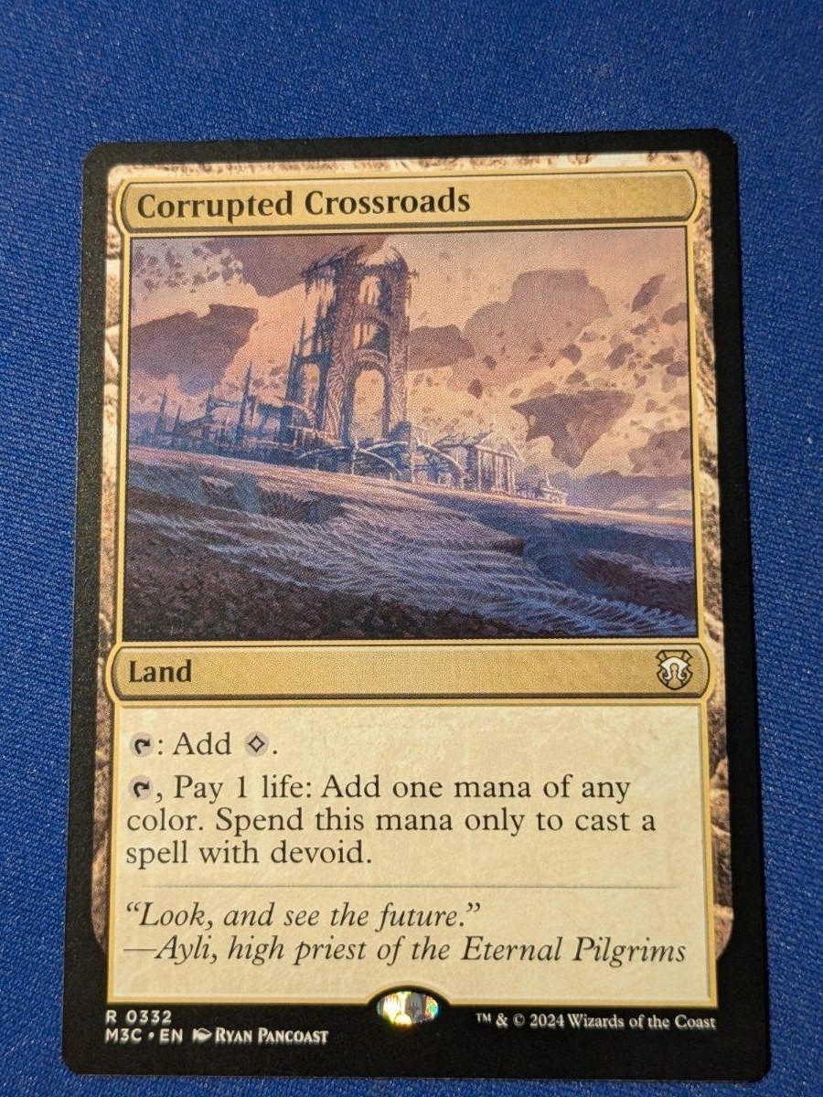 Corrupted Crossroads Modern Horizons 3 Commander #332 quasi nuovo MTG