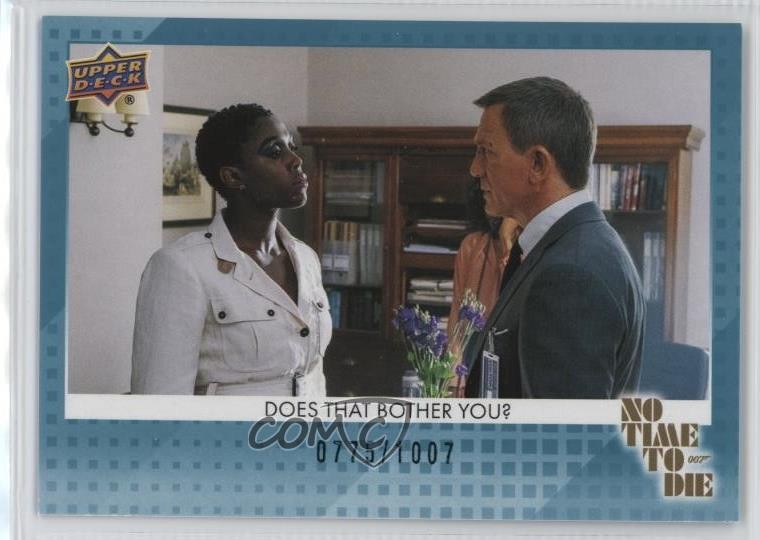 2025 James Bond No Time To Die Teal 007 /1007 Nomi Does That Bother You? #39 0l3