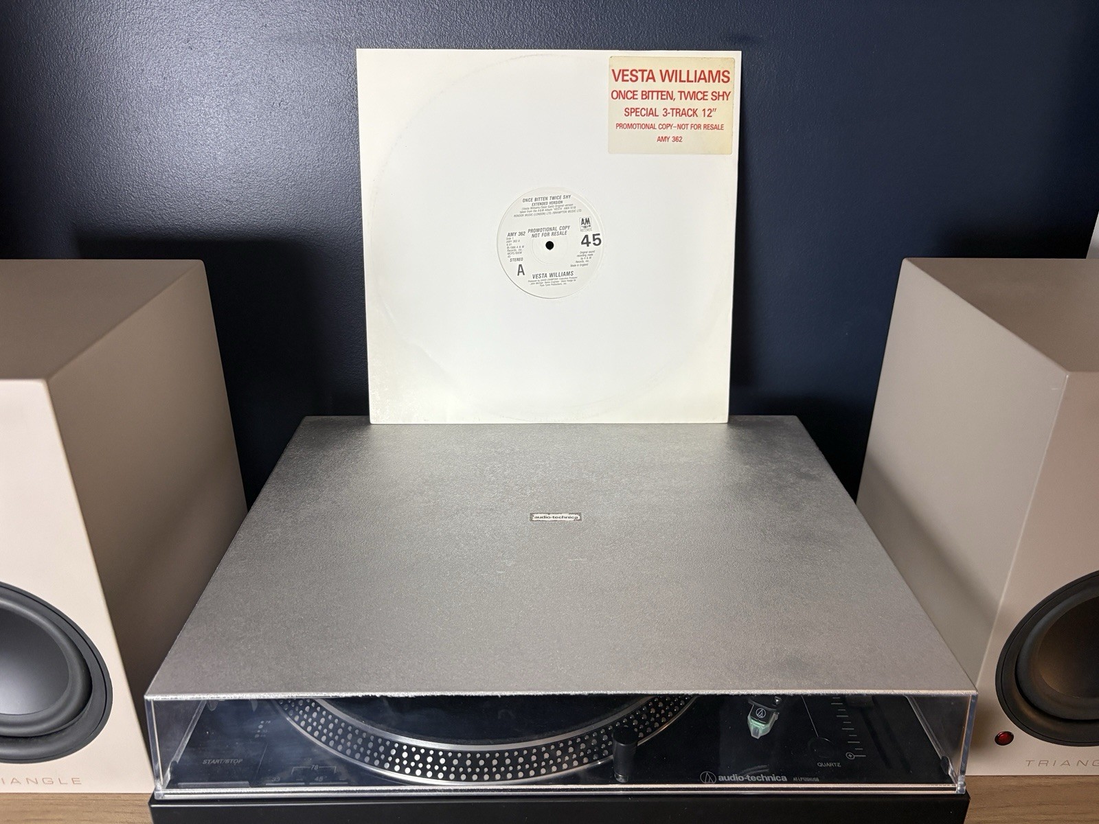 Vesta Williams Once Bitten Twice Shy UK 1986 12” Promo Vinyl Record Ex