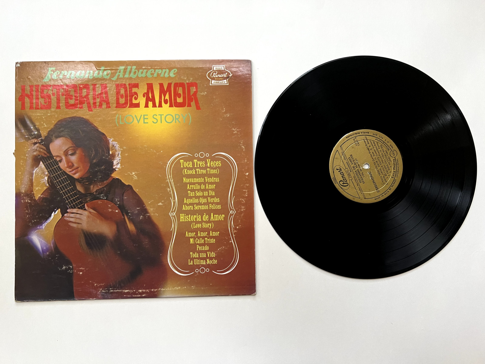 Fernando Albuerne - Historia De Amor LP Vinyl Record Album (Love Story)