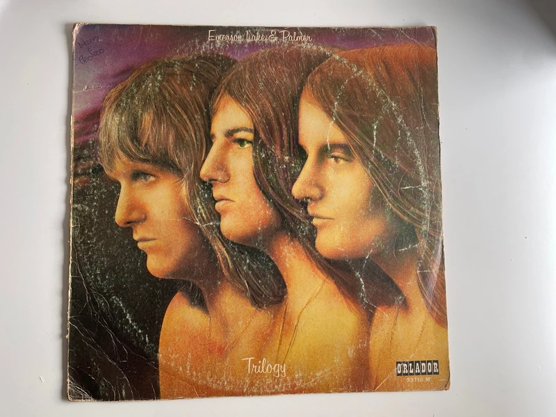 Emerson, Lake & Palmer : Trilogy 1972 Rock LP Vinyl Record